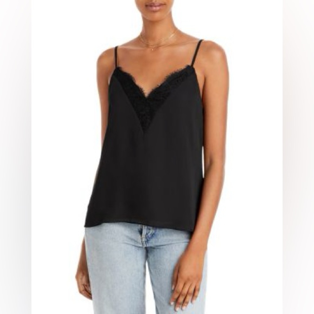 Melrose and Market Black Lace Cami Top